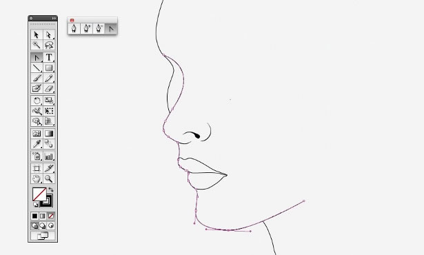 另类矢量插画：使用Illustrator绘制一张水滴飞溅效果的人脸